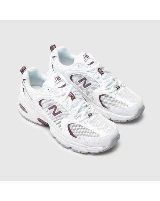 New Balance White 530 Trainers