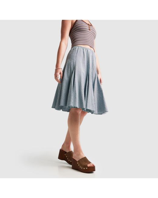 Schuh Brown Vixen Suede Wedge Clog Sandals