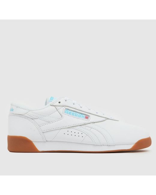 Reebok White Freestyle Lo Trainers