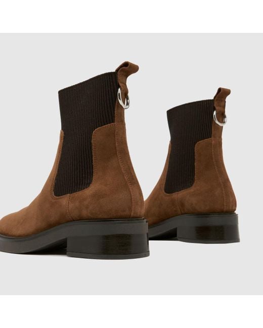 Schuh Brown Constance Suede Chelsea Boots