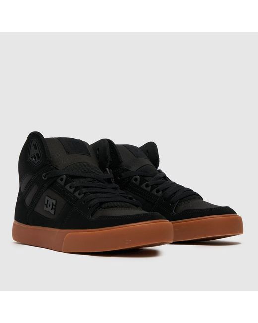 Dc Black Pure High Top Wc Trainers for men