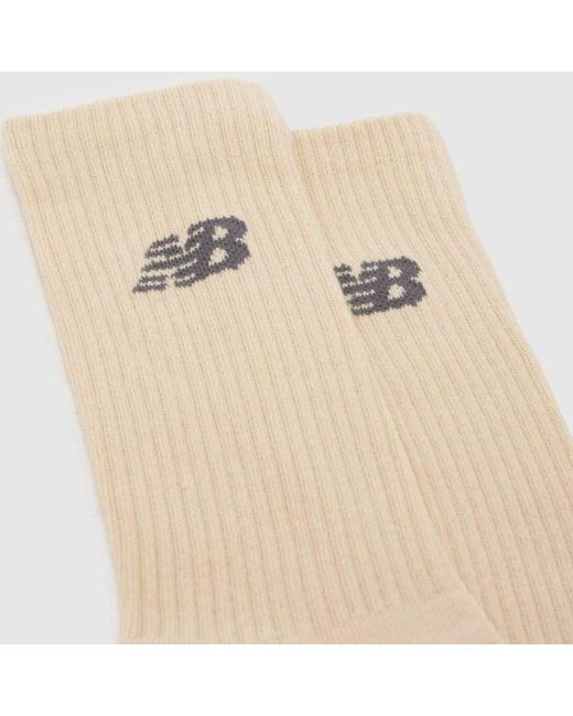 New Balance White Everyday Crew Sock 3 Pack