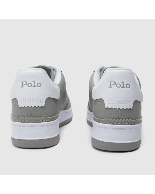 Polo Ralph Lauren Gray Masters Court Trainers In for men