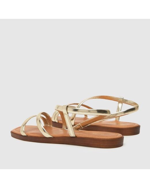 Schuh Brown Tracey Padded Strappy Sandals