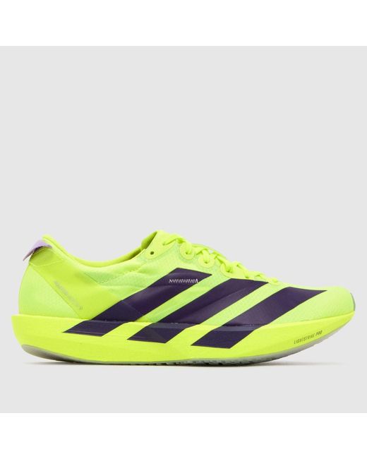 Adidas Yellow Adizero Adios 9 Trainers