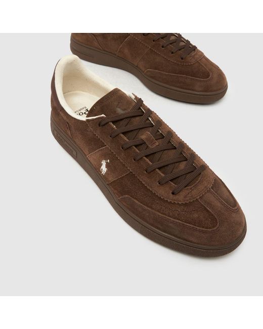 Polo Ralph Lauren Brown Bedford Trainers for men