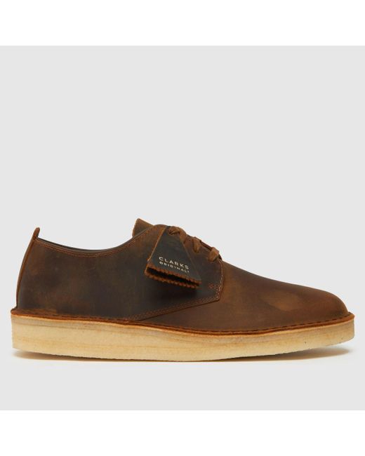 Clarks Brown Coal London Shoes In for men