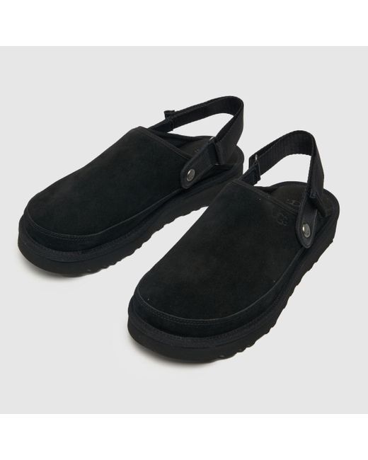 Ugg Black Goldencoast Clog Sandals In for men