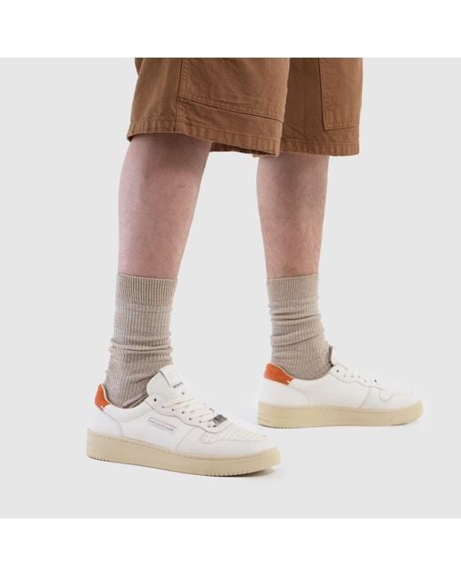 East Pacific Trade White Court Trainers for men