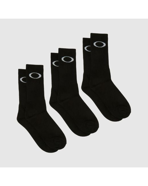 Oakley Black Ellipse Crew Sock
