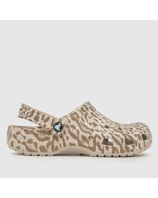 CROCSTM Natural Classic Pop Animal Clog Sandals