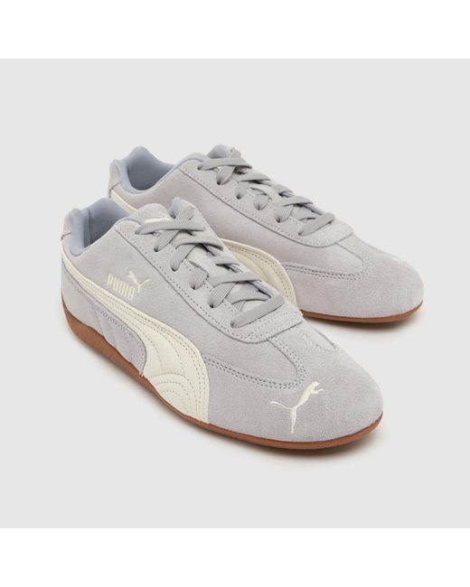 PUMA White Speedcat Trainers