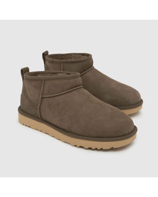 Ugg Brown Classic Ultra Mini Ii Boots