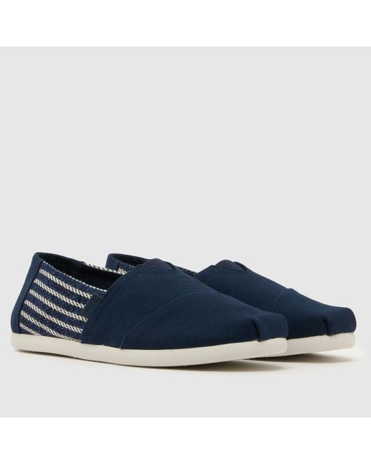 TOMS Blue Alpargata Classic Shoes for men