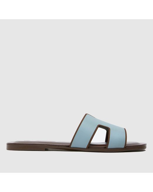 Schuh Blue Tandra Mule Sandals