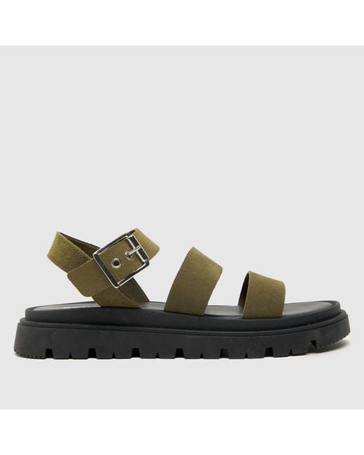 Schuh Green Tina Chunky Suede Sandals