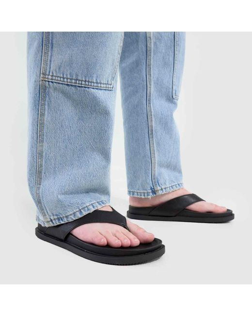 Schuh Black Seymore Sandals for men