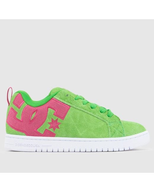 Dc Green Court Graffik Trainers