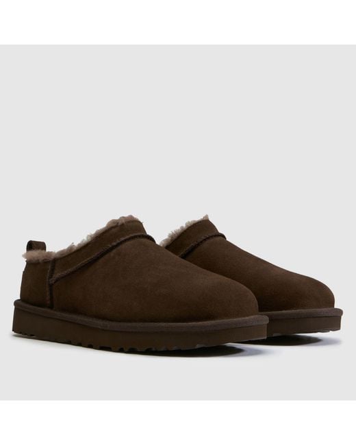Ugg Brown Classic Micro Boots