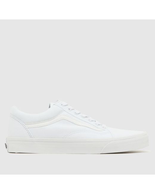 Vans White Old Skool Trainers for men