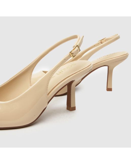 Schuh Natural Selene Slingback Point Court High Heels