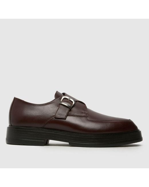 Schuh Brown Rocco Monk Shoes for men