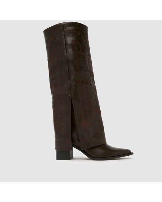 SIMMI Brown Liston Western Boots