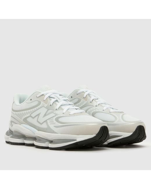 New Balance White Abzorb 2000 Trainers