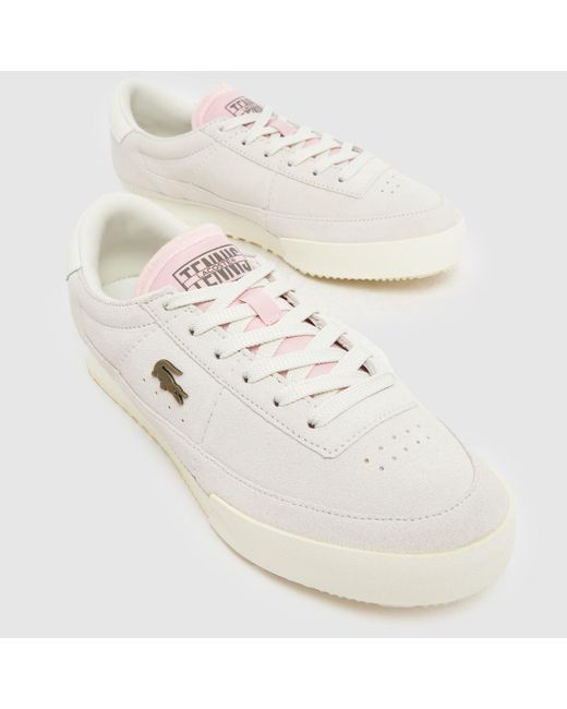 Lacoste White Aura Trainers