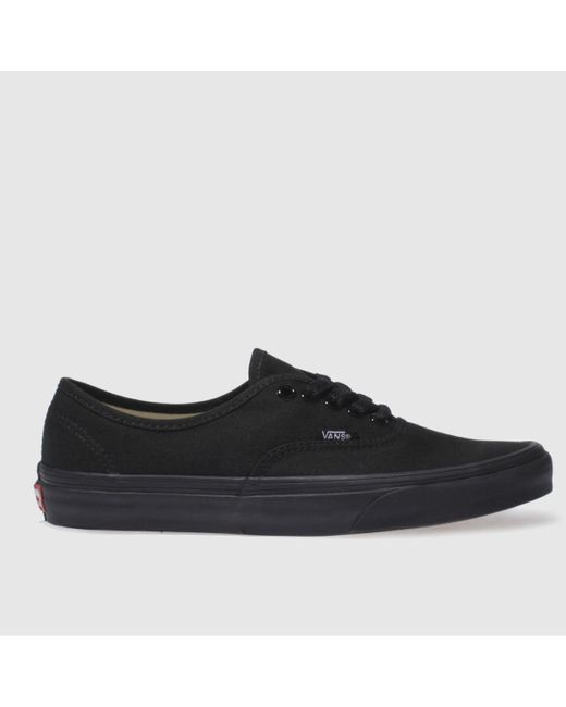 Vans Black Authentic Trainers for men