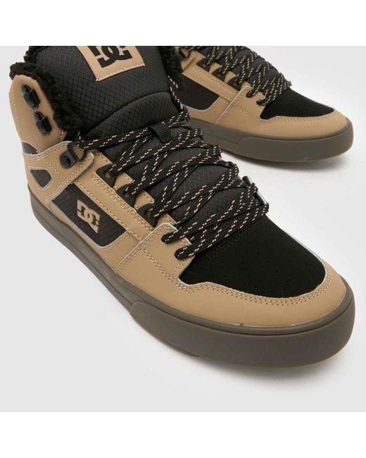 Dc Brown Pure High Top Wc Trainers for men