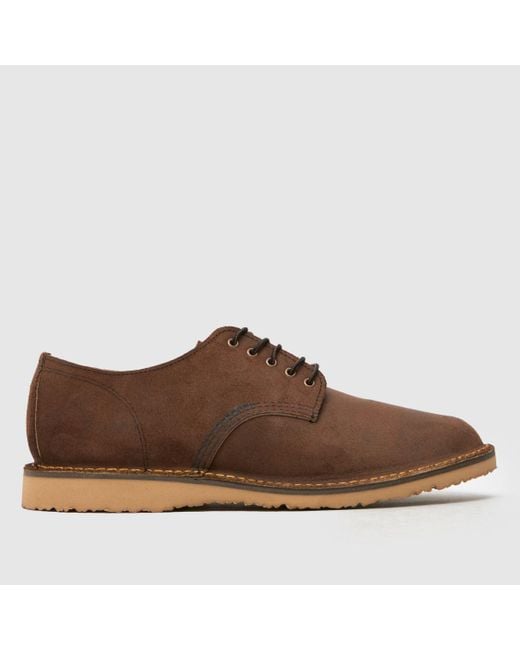 Red Wing Brown Weekender Oxford Shoes for men