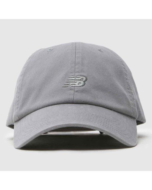 New Balance Gray 6 Panel Classic Cap V 2
