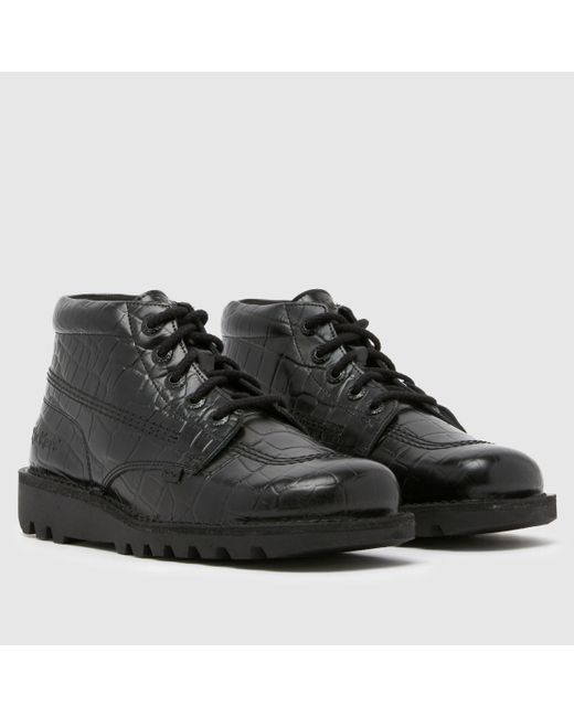 Kickers Black Kick Hi Boots