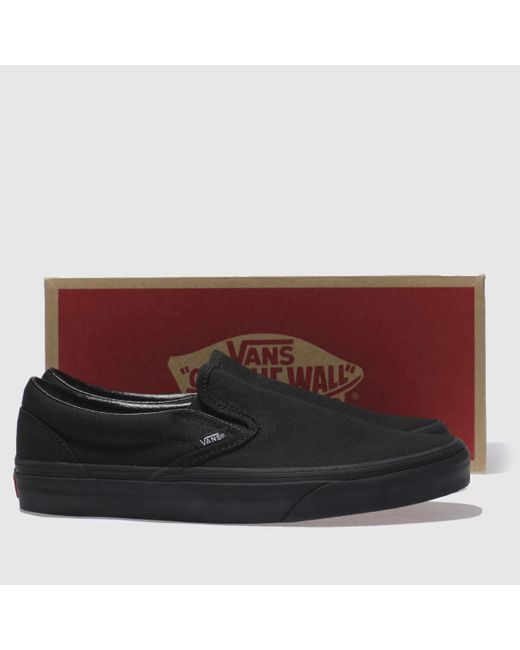 Vans Black Classic Slip On Trainers for men