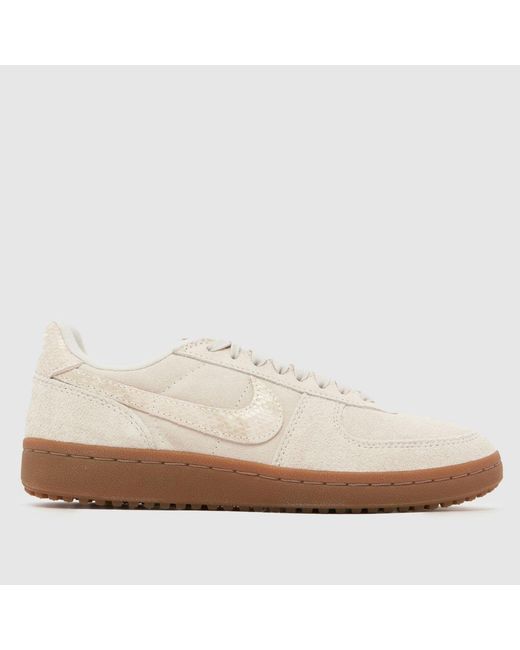 Nike White Field General Trainers