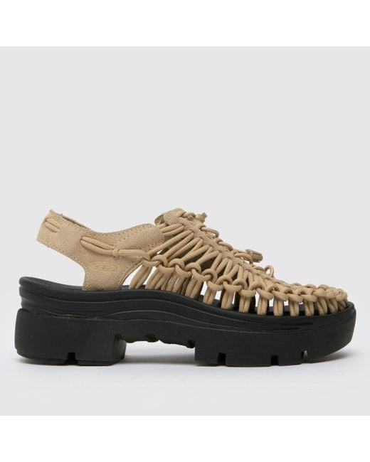 Keen Brown Uneek Plt Sandals