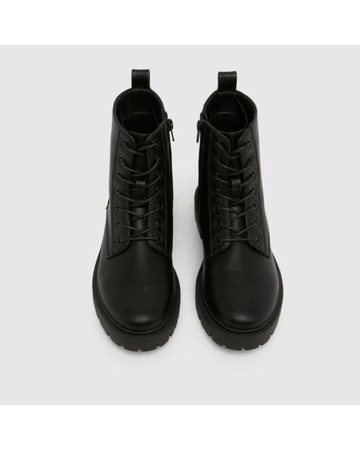 Schuh Black Asher Chunky Classic Boots