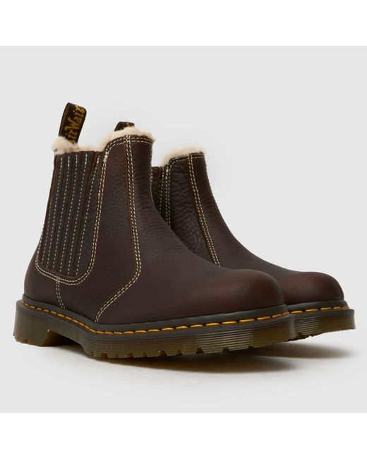 Dr. Martens Brown 2976 Leonore Ii Chelsea Boots