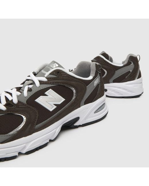 New Balance Gray 530 Trainers In Brown & White