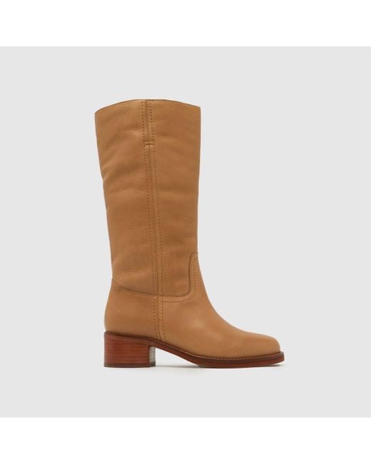 Schuh Brown Damari Leather Pull On Boots