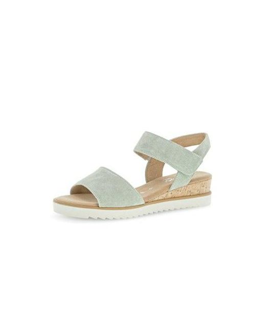 Gabor Black Damen Keilsandalen