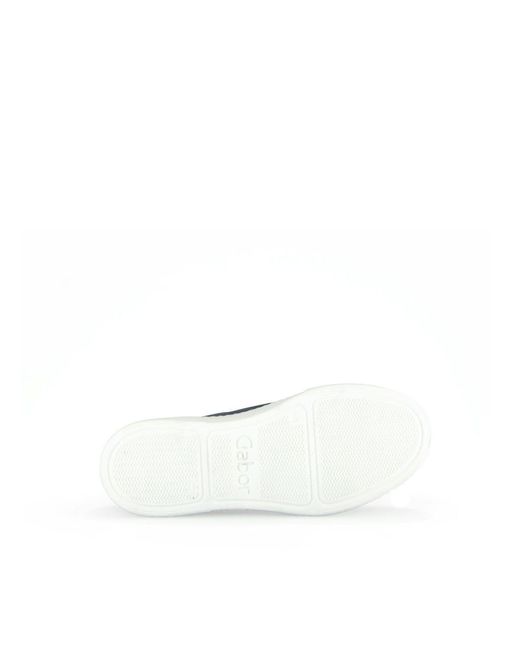 Gabor Blue Low-Top Sneaker