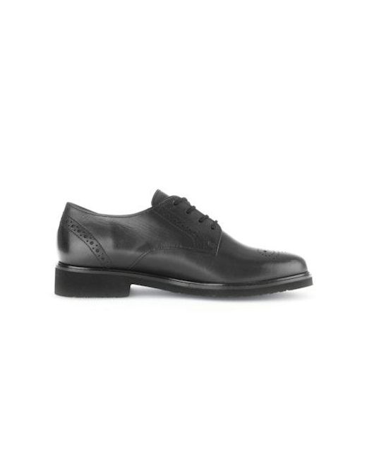 Gabor Schwarze Halbschuhe Für Damen in Black für Herren