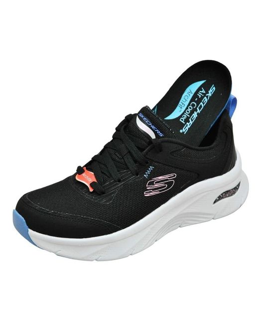Skechers Black Arch Fit Delux