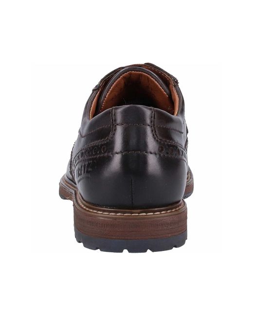 Fretz Men Business Schnürschuh Dunkel_Braun in Brown für Herren