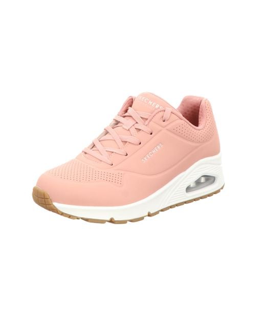Skechers Pink Freizeit Schnürer Uno Stand On Air