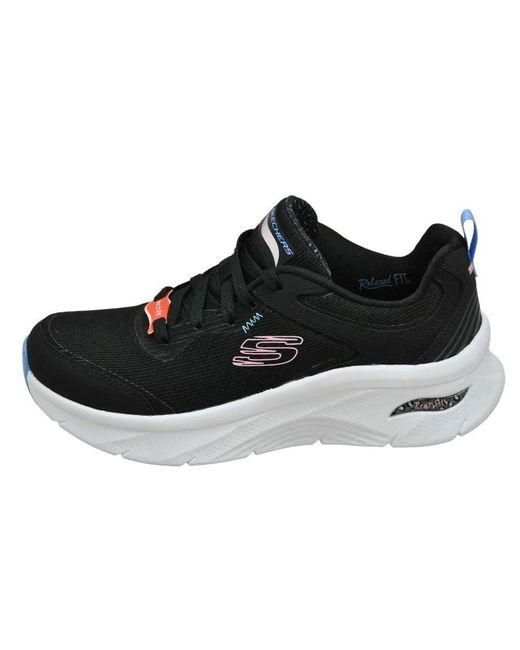 Skechers Black Arch Fit Delux