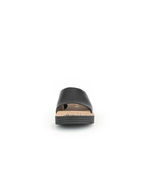 Gabor Black Leder Schwarz