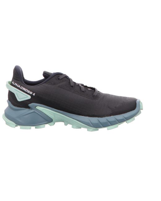 Salomon Blue Alphacross 4 Gtx Dunkel_Grau